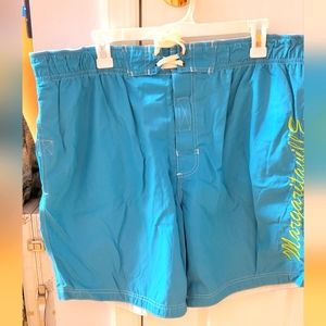 Margaritaville mens embroidered swimsuit xxl